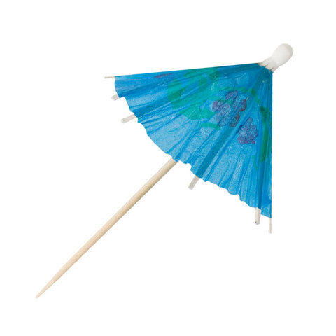Handgards Paper Disposable Wood Parasol Pick, 4 inch -- 7200 per case.