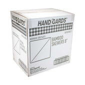 Handgards Disposable Bamboo Skewer, 8 inch -- 10000 per case.