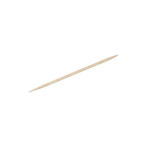 Handgards Unwrapped Round Disposable Wood Toothpick -- 12000 per case.
