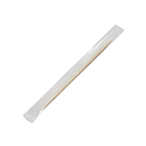 Handgards Cello Wrapped Round Disposable Wood Toothpick -- 12000 per case.