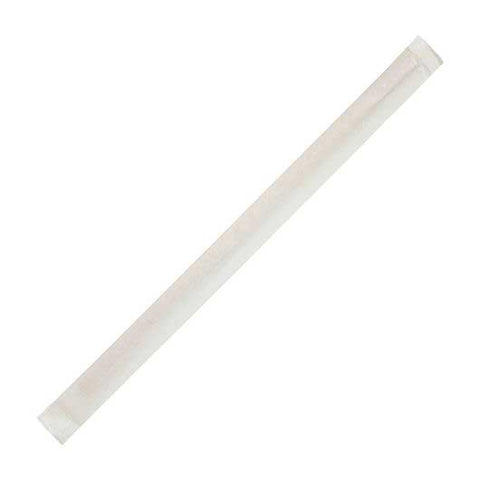 Handgards Individually Wrapped Paper 7.5 inch Wood Coffee Stirrer - 500 count per pack -- 10 packs per case