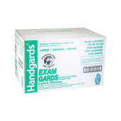 Handgards Large Ivory Latex Exam Grade Disposable Glove -- 10 per case.
