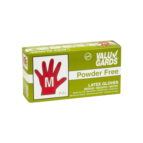 Handgards Eclipse Value Medium Latex Glove - 100 per pack -- 10 packs per case.