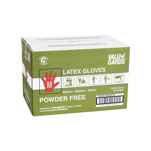 Handgards Eclipse Value Medium Latex Glove - 100 per pack -- 10 packs per case.