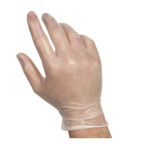 Handgards Snugfit Powder Free Large Vinyl Gloves - 100 count per pack -- 10 packs per case