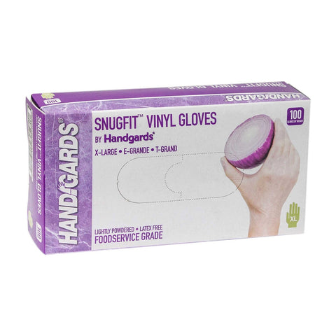 Handgards Disposable Extra Large Powdered Vinyl Gloves, 10 Case --- 100 Each