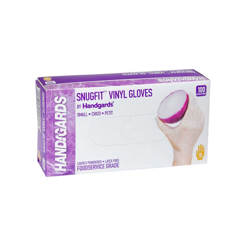 Handgards Disposable Small Powdered Vinyl Gloves, 4 Case --- 100 Each