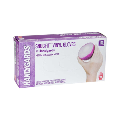 Handgards Disposable Medium Powdered Vinyl Gloves, 4 Case --- 100 Each