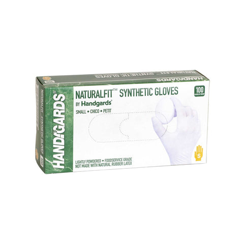 Glove (NaturalFit Synthetic Disposable Glove) Small, 4 Case ---100 Count ]