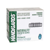 HandGards Large Synthetic Disposable White Glove -- 400 per case.