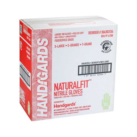 HandGards Nitrile Disposable Glove -- 400 per case.
