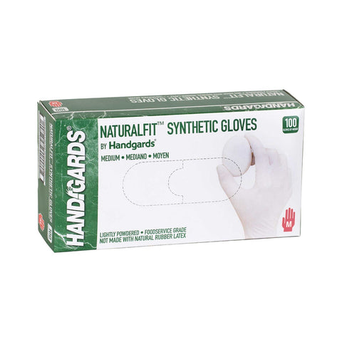 Handgards Synthetic Disposable Gloves Medium, 100 count per pack -- 10 per case