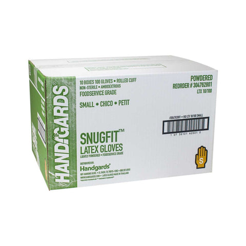 Glove (Latex Disposable Gloves) Small, Powder, 10 Case --- 100 Each