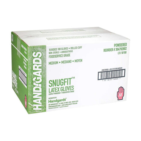 Glove (Latex Disposable Gloves) Medium, Powder, 10 Case --- 100 Each