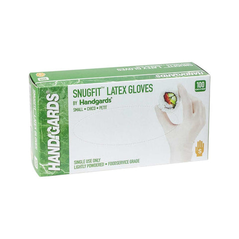 Glove (Latex Disposable Gloves) Powdered, Small, Ivory, 4 Case --- 100 Count