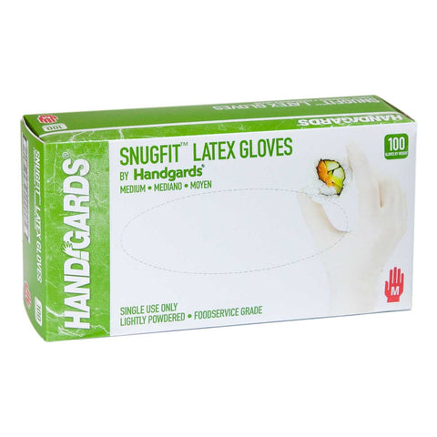 Glove (Latex Disposable Gloves) Powdered, Medium, Ivory, 4 Case --- 100 Count