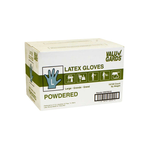 Handgards Eclipse Value Large Latex Glove - 100 per pack -- 10 packs per case.