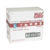 Handgards Value Line Large Poly EMB Glove - 500 per pack -- 4 packs per case.