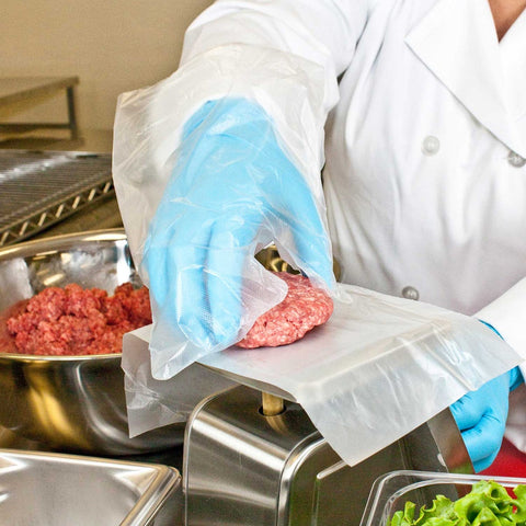 Handgards Clear Embossed Disposable Poly Gloves -- 2000 per case.