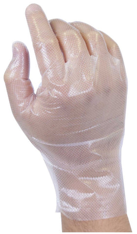 Grip Gards Clear Extra Large Stretch Hybrid Gloves, 100 count per pack -- 10 per case.
