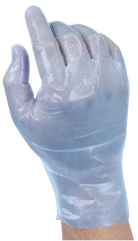 Grip Gards Blue Small Stretch Hybrid Gloves, 100 count per pack -- 10 per case.