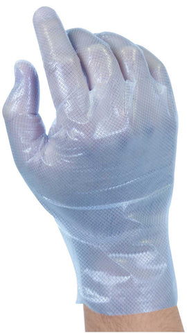Grip Gards Blue Extra Large Stretch Hybrid Gloves, 100 count per pack -- 10 per case.