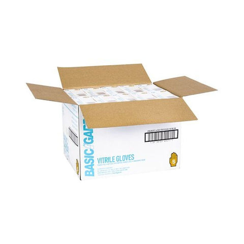 Handgards Powder Free Blue Vitrile Small Gloves - 100 per pack -- 1000 packs per case