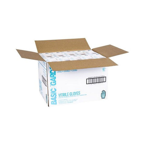 Handgards Powder Free Blue Vitrile Large Gloves - 100 per pack -- 1000 packs per case