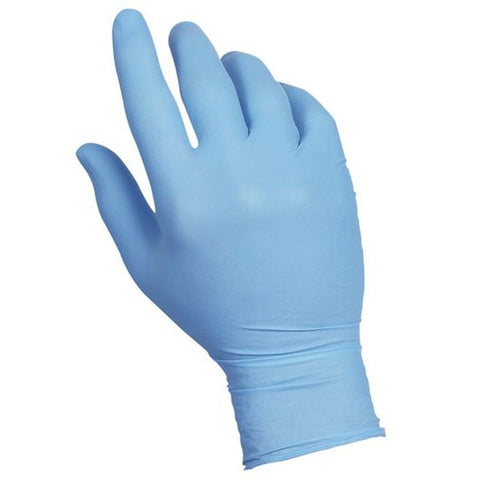 Handgards Powder Free Blue Vitrile Large Gloves - 100 per pack -- 1000 packs per case