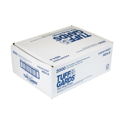 Bag (TuffGardsÂ® Hot Dog, Subs, Burrito Bags) Side Load 8.5X4.5 --- 2000 Each