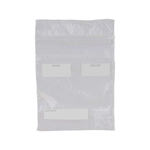 Handgards High Density Clear Reclosable Zipgrad Bag - Flat Pack, 7 x 8 inch -- 500 per case.