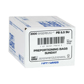 Bag (TuffGardsÂ® Pre-Portioning Bags) Clear Sunday, Preportioned 6.5 X 7 --- 2000 Count [7days 7 colors]
