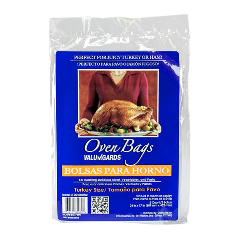 Handgards 24 x 17 Inch Disposable Ovenable Bag, 100 count per pack -- 3 per case.