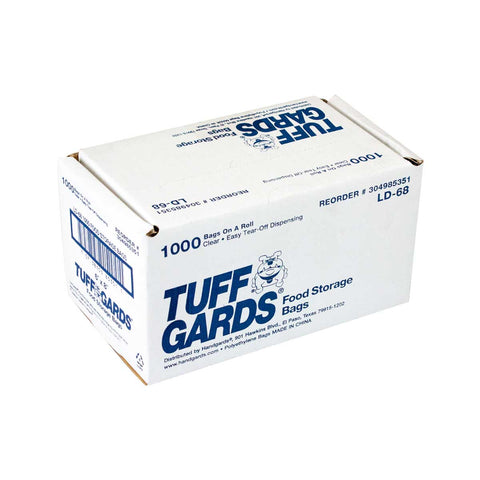 Bag, Freezer/Storage Bag, 6X8 1000 Count 1 Roll