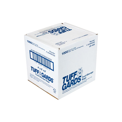 Bag, Freezer/Storage Bag, 4X2X8, 1000 --- Count, 1 Roll