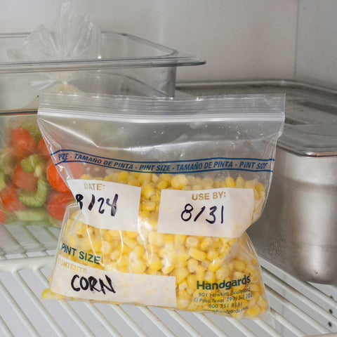ZipGards Clear Disposable Reclosable Freezer Zipper Bag, 6.5 x 6 inch -- 500 per case.