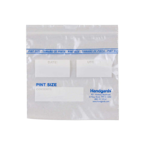 ZipGards Clear Disposable Reclosable Freezer Zipper Bag, 6.5 x 6 inch -- 500 per case.