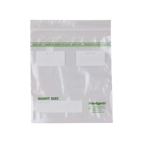 ZipGards Clear Disposable Reclosable Freezer Zipper Bag, 7 x 8 inch -- 500 per case.