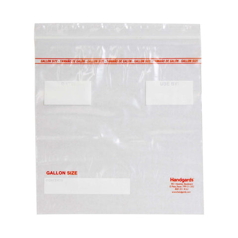 ZipGards Clear Disposable Reclosable Freezer Zipper Bag, 10.5 x 10.5 inch -- 200 per case.