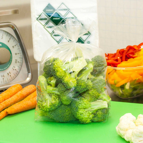 TuffGards Clear 0.65 Mil Disposable Food Storage Bag, 6 x 3 x 12 inch -- 1000 per case.