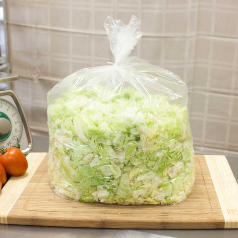 TuffGards Clear 1.25 Mil Disposable Food Storage Bag, 10 x 8 x 24 inch -- 500 per case.