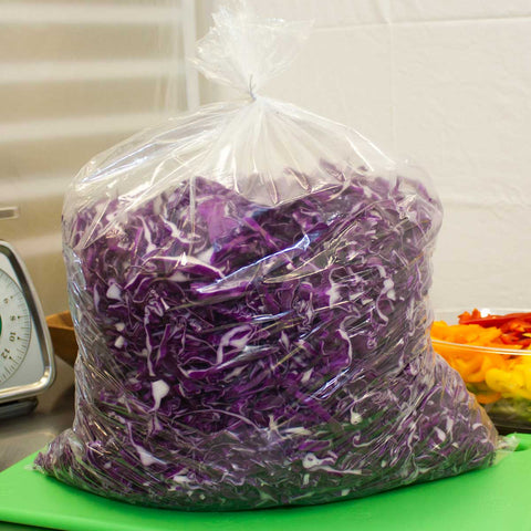 TuffGards Clear 0.75 Mil Disposable Food Storage Bag, 18 x 24 inch -- 250 per case.