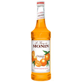 Monin Glass Orange Flavor Syrup, 750 Milliliter -- 12 Case