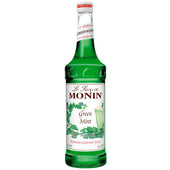 Monin Glass Mint Green Flavor Syrup, 750 Milliliter -- 12 Case