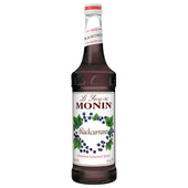 Monin Blackcurrant Flavor Syrup, 750 Milliliter -- 12 Case