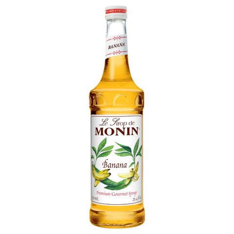 Monin Glass Banana Flavor Syrup, 750 Milliliter -- 12 Case