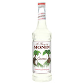 Monin Glass Coconut Flavor Syrup, 750 Milliliter -- 12 Case