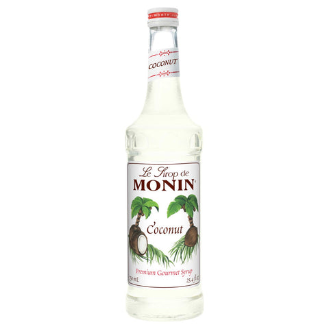 Monin Glass Coconut Flavor Syrup, 750 Milliliter -- 12 Case