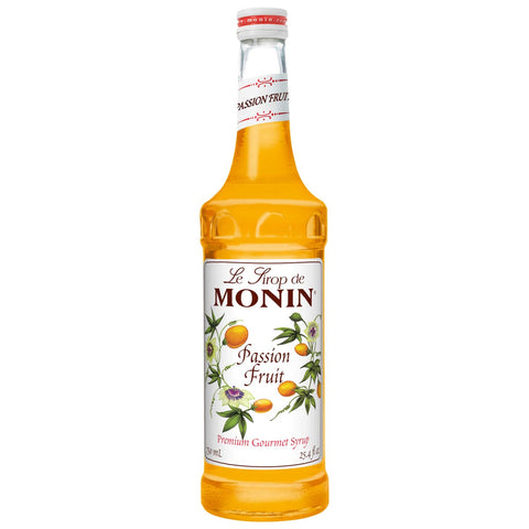 Monin Glass Passion Fruit Flavor Syrup, 750 Milliliter -- 12 Case