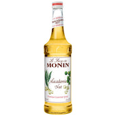 Monin Glass Macadamia Nut Flavor Syrup, 750 Milliliter -- 12 Case
